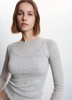 T-shirt Combiné Top -Mode Nouvelle Magasin 47008268 92 D1