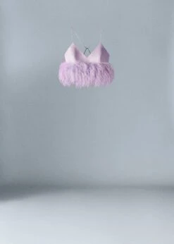 Top Satiné Détail Plumes -Mode Nouvelle Magasin 47086710 62 B