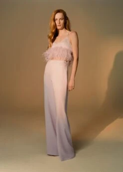 Top Satiné Détail Plumes -Mode Nouvelle Magasin 47086710 62 D6