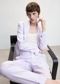 Pantalon Costume 100 % Lin -Mode Nouvelle Magasin 47087105 68 D2