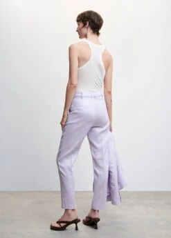 Pantalon Costume 100 % Lin -Mode Nouvelle Magasin 47087105 68 R