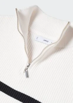 Pull-over Zippé Rayures 38 Pull-over Zippé Rayures -Mode Nouvelle Magasin 47091279 99 D8