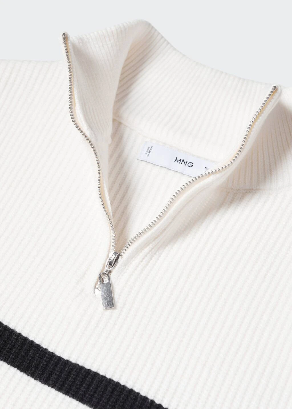 Pull-over Zippé Rayures 19 Pull-over Zippé Rayures – Image 19