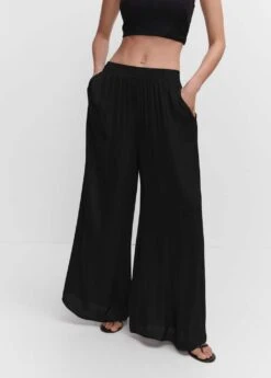 Pantalon Palazzo Taille Basse -Mode Nouvelle Magasin 47098633 99 D6