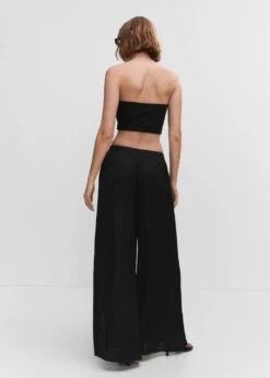 Pantalon Palazzo Taille Basse -Mode Nouvelle Magasin 47098633 99 R