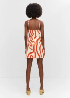 Robe Lin Imprimé -Mode Nouvelle Magasin 57000254 05 R