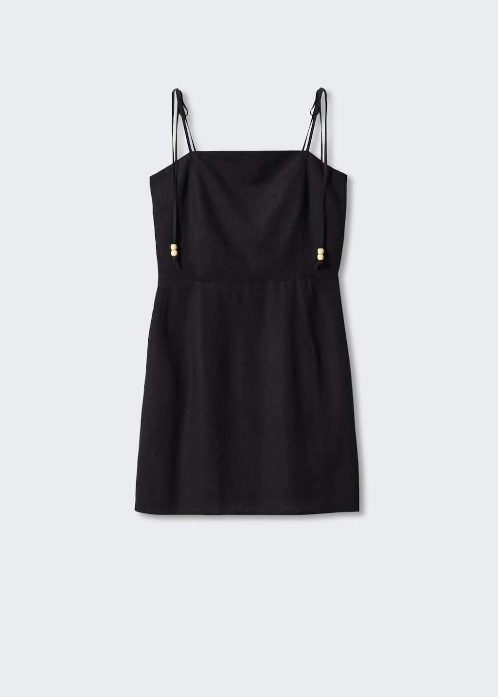 Robe Lin Détails Perles 8 Robe Lin Détails Perles – Image 8