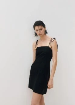 Robe Lin Détails Perles 20 Robe Lin Détails Perles -Mode Nouvelle Magasin 57000256 99 D6