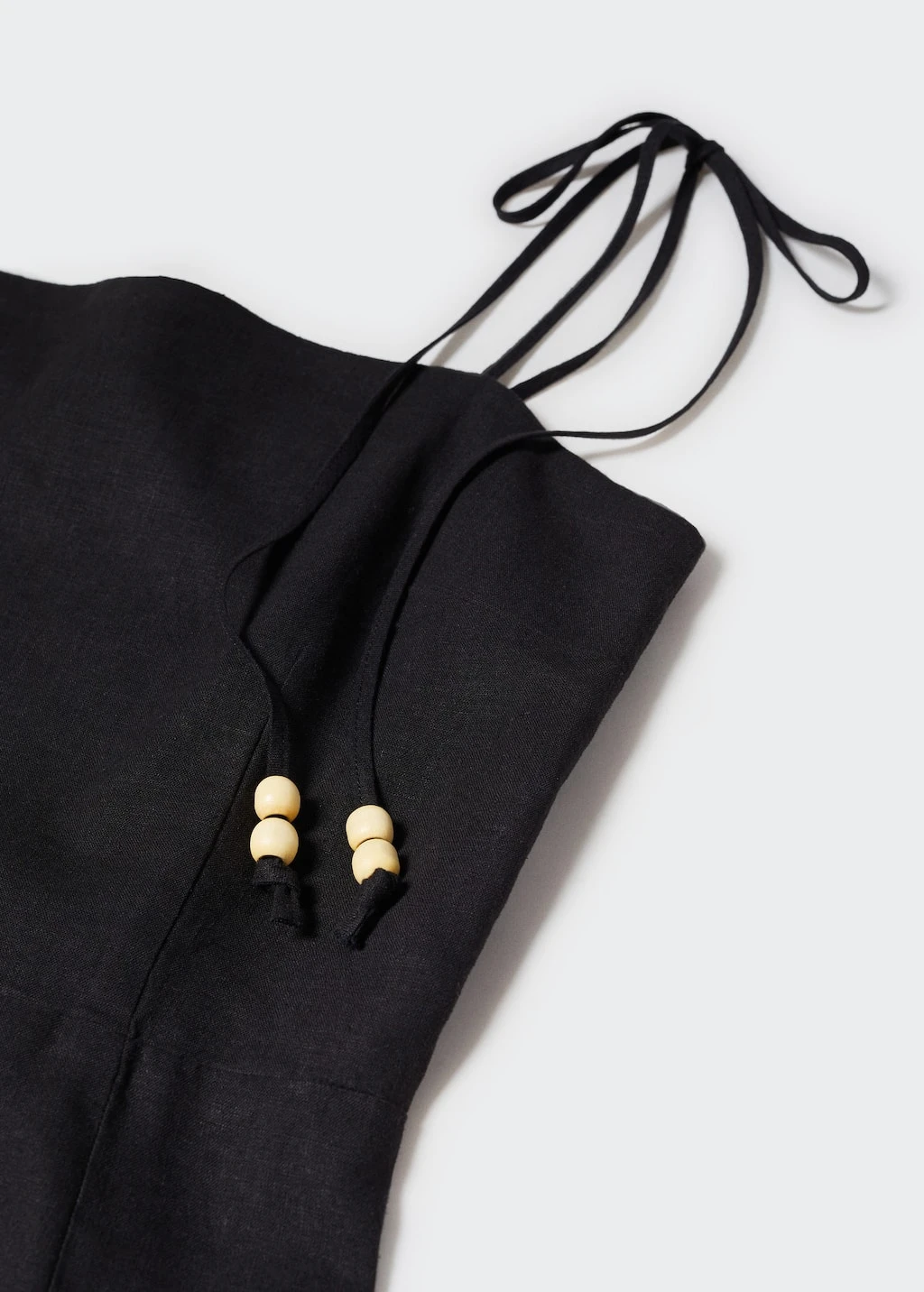 Robe Lin Détails Perles 7 Robe Lin Détails Perles – Image 7