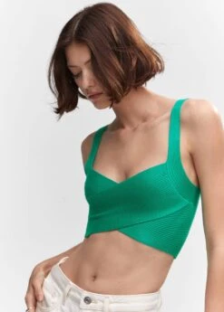 Top Maille Croisé -Mode Nouvelle Magasin 57000258 44 D1