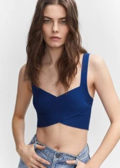 Top Maille Croisé -Mode Nouvelle Magasin 57000258 52 D1
