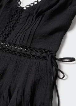 Robe Parties Ajourées Bretelles Doubles -Mode Nouvelle Magasin 57000271 99 D8