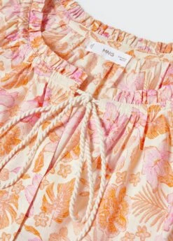 Robe Florale à Cordon -Mode Nouvelle Magasin 57000285 26 D8