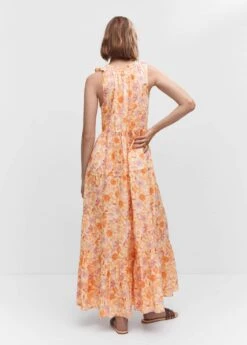 Robe Florale à Cordon -Mode Nouvelle Magasin 57000285 26 R