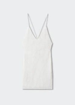 Robe Texture Dos Croisé 13 Robe Texture Dos Croisé -Mode Nouvelle Magasin 57001142 02 B