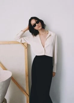 Chemise Fluide Satinée -Mode Nouvelle Magasin 57003777 02 D6