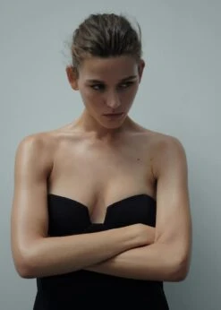 Robe Structurée Encolure Cœur -Mode Nouvelle Magasin 57005157 99 D1