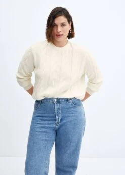 Pull-over Maille Torsadée -Mode Nouvelle Magasin 57005797 05 D5