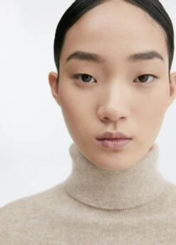 Pull-over 100 % Cachemire Col Roulé -Mode Nouvelle Magasin 57005802 06 D1