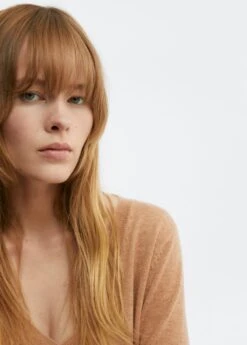 Pull-over Laine Col En V -Mode Nouvelle Magasin 57005805 09 D1