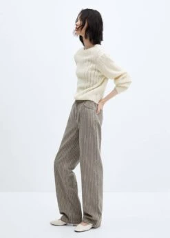 Pull-over à Empiècements Ajourés -Mode Nouvelle Magasin 57005825 02 99999999 01