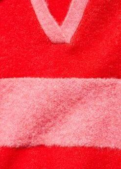 Pull-over Empiècement Contrastant Col Polo -Mode Nouvelle Magasin 57005828 70 D8