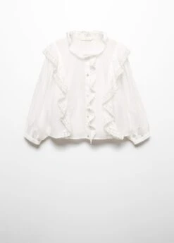 Blouse Volantée Dentelle -Mode Nouvelle Magasin 57005992 01 B