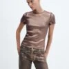 T-shirt Manches Courtes Foil