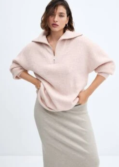 Pull-over Maille Zippé -Mode Nouvelle Magasin 57007732 81 D5