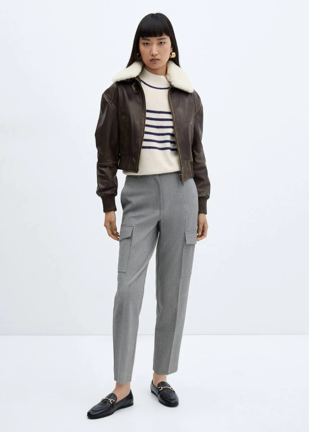 Pull-over Rayures Col Montant 8 Pull-over Rayures Col Montant – Image 8