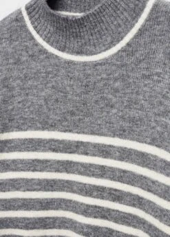 Pull-over Rayures Col Montant 17 Pull-over Rayures Col Montant -Mode Nouvelle Magasin 57007755 91 D8