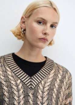 Pull-over Col V Foil 10 Pull-over Col V Foil -Mode Nouvelle Magasin 57007778 CO D1