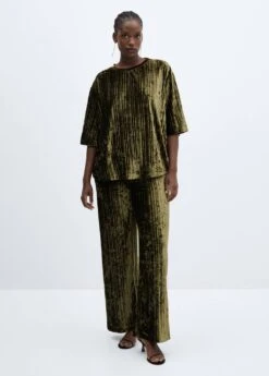 T-shirt Velours -Mode Nouvelle Magasin 57009102 43 D3