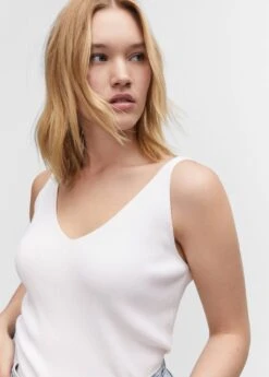 Top Maille Col V -Mode Nouvelle Magasin 57010252 05 D4