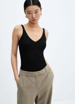 Top Maille Col V -Mode Nouvelle Magasin 57010252 99