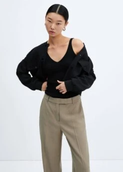 Top Maille Col V -Mode Nouvelle Magasin 57010252 99 D2