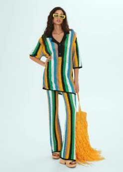 Polo Maille Ajourée Oversize 19 Polo Maille Ajourée Oversize -Mode Nouvelle Magasin 57010379 15 99999999 01