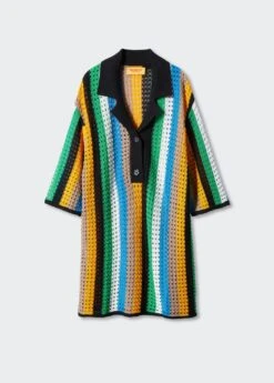 Polo Maille Ajourée Oversize 23 Polo Maille Ajourée Oversize -Mode Nouvelle Magasin 57010379 15 B