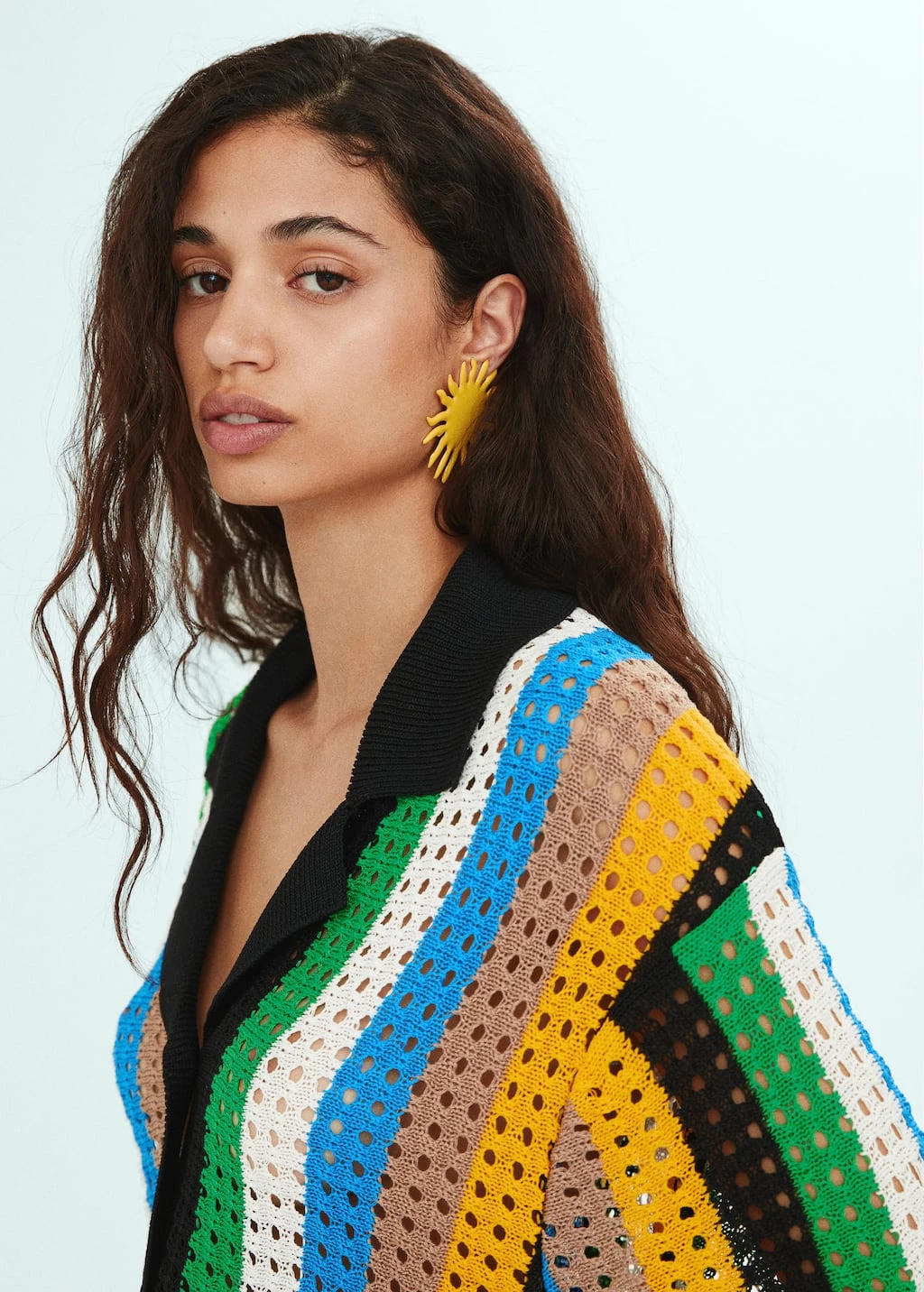 Polo Maille Ajourée Oversize 10 Polo Maille Ajourée Oversize – Image 10