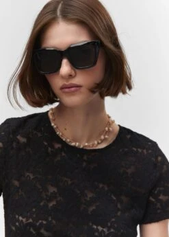 T-shirt Guipure -Mode Nouvelle Magasin 57010465 99 D1