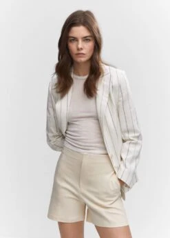 Short Droit Taille Haute