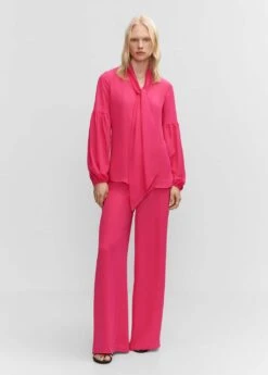 Blouse Lavallière Manches Bouffantes -Mode Nouvelle Magasin 57010726 88 99999999 01