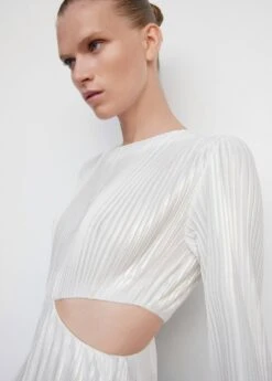 Robe Plissée Ouvertures -Mode Nouvelle Magasin 57010898 01 D1