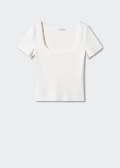 T-shirt Col Carré -Mode Nouvelle Magasin 57010951 05 B