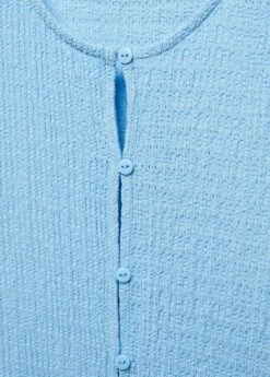 T-shirt Texturé Boutons -Mode Nouvelle Magasin 57012894 50 D8