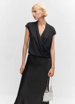 Blouse Croisée Sans Manches -Mode Nouvelle Magasin 57013812 99