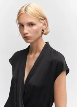 Blouse Croisée Sans Manches -Mode Nouvelle Magasin 57013812 99 D1