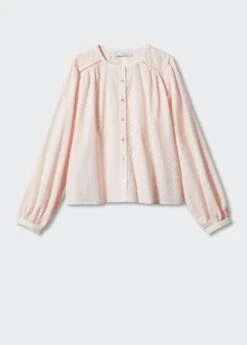 Blouse Coton Plumetis -Mode Nouvelle Magasin 57013817 81 B