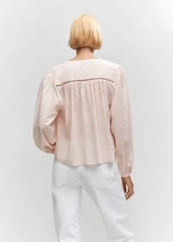 Blouse Coton Plumetis -Mode Nouvelle Magasin 57013817 81 R