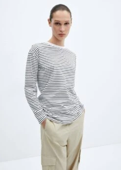 T-shirt Coton à Rayures